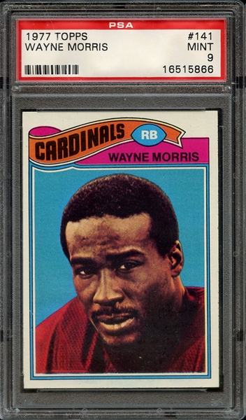 1977 TOPPS 141 WAYNE MORRIS PSA MINT 9