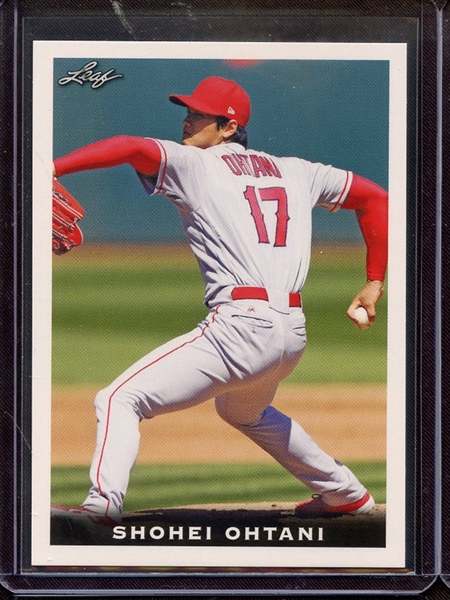 2018 LEAF NATIONAL NSCC 37 SHOHEI OHTANI