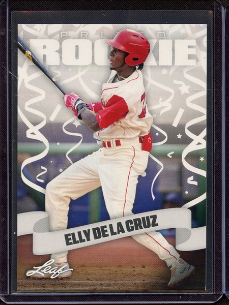 2023 LEAF PRIZED ROOKIE 01 ELLY DE LA CRUZ