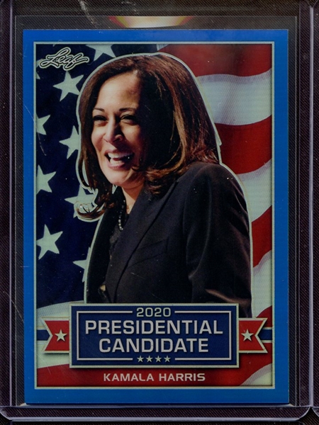 2019 LEAF 2020 PRESIDENTIAL CANDIDATE PRISMATIC BLUE KAMALA HARRIS 4/35