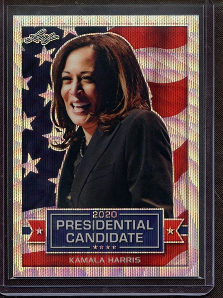 2019 LEAF 2020 PRESIDENTIAL CANDIDATE PRISMATIC SILVER WAVE KAMALA HARRIS