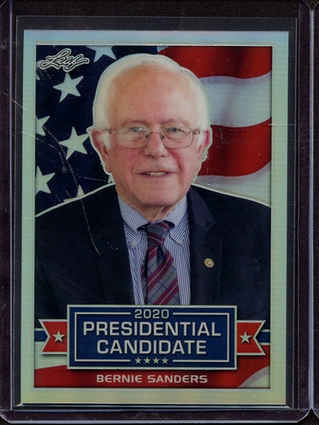 2019 LEAF 2020 PRESIDENTIAL CANDIDATE PRISMATIC SILVER BERNIE SANDERS