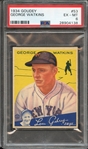 1934 GOUDEY 53 GEORGE WATKINS PSA EX-MT 6