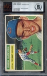 1956 TOPPS 249 SIGNED JOHNNY KLIPPSTEIN BAS AUTHENTIC