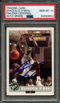 1992 CLASSIC 1 SIGNED SHAQUILLE ONEAL PSA/DNA AUTO 10