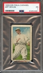 1909 E95 PHILADELPHIA CARAMEL ART DEVLIN PSA PR 1