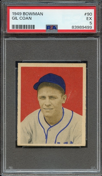 1949 BOWMAN 90 GIL COAN PSA EX 5