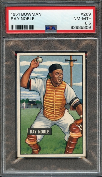 1951 BOWMAN 269 RAY NOBLE PSA NM-MT+ 8.5