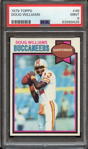 1979 TOPPS 48 DOUG WILLIAMS PSA MINT 9