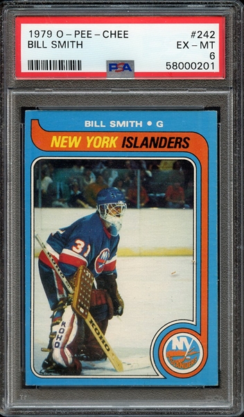 1979 O-PEE-CHEE 242 BILL SMITH PSA EX-MT 6