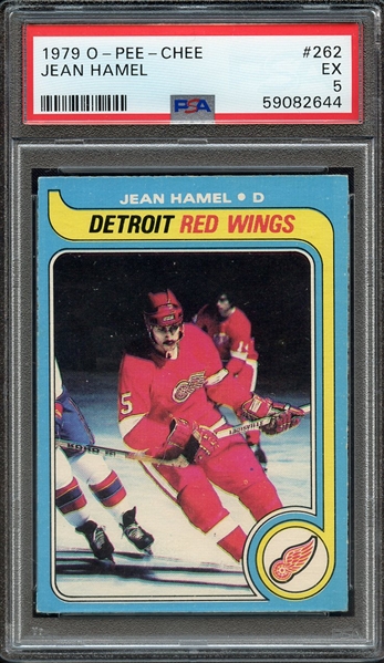 1979 O-PEE-CHEE 262 JEAN HAMEL PSA EX 5