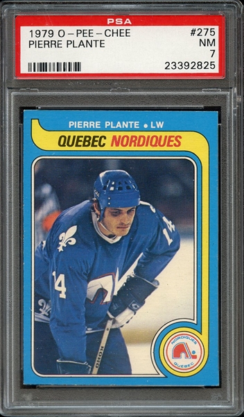 1979 O-PEE-CHEE 275 PIERRE PLANTE PSA NM 7