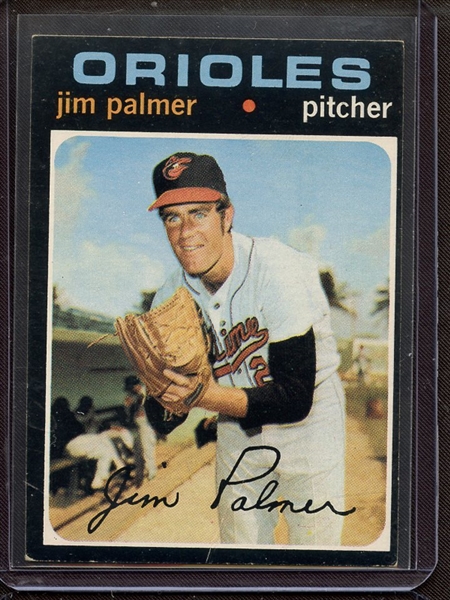 1971 TOPPS 570 JIM PALMER