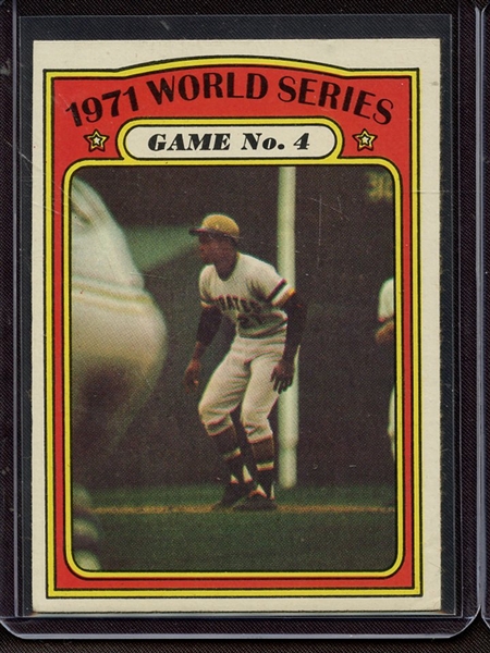 1972 TOPPS 226 ROBERTO CLEMENTE 1971 WORLD SERIES