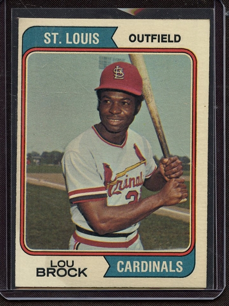 1974 TOPPS 60 LOU BROCK