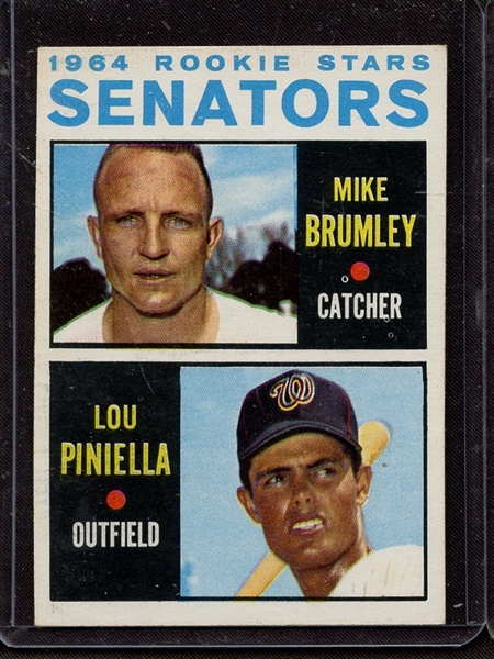 1964 TOPPS 167 LOU PINIELLA RC