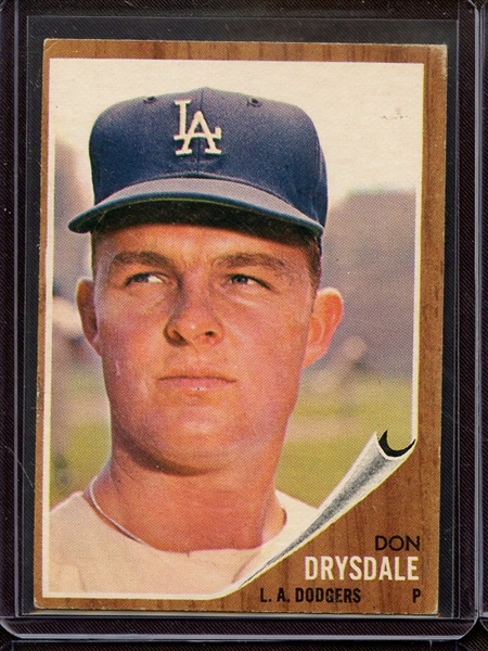 1962 TOPPS 340 DON DRYSDALE