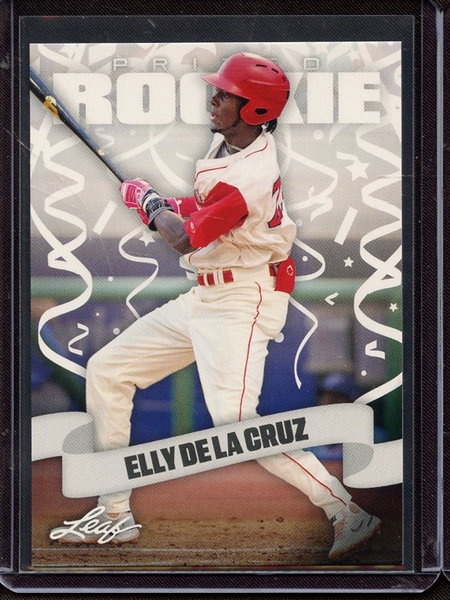 2023 LEAF PRIZED ROOKIE ELLY DE LA CRUZ