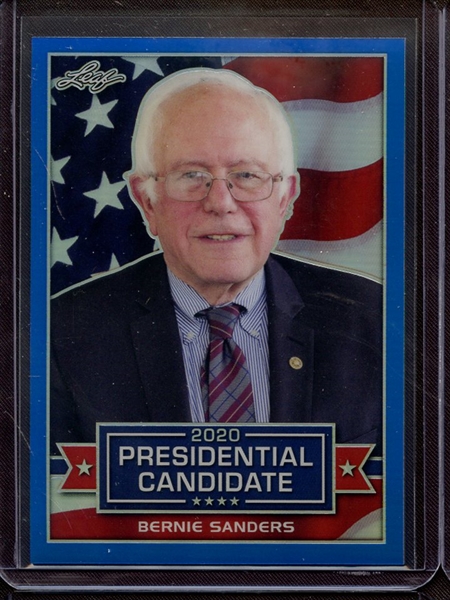 2019 LEAF PRESIDENTIAL CANDIDATE PRISMATIC BLUE BERNIE SANDERS 9/35