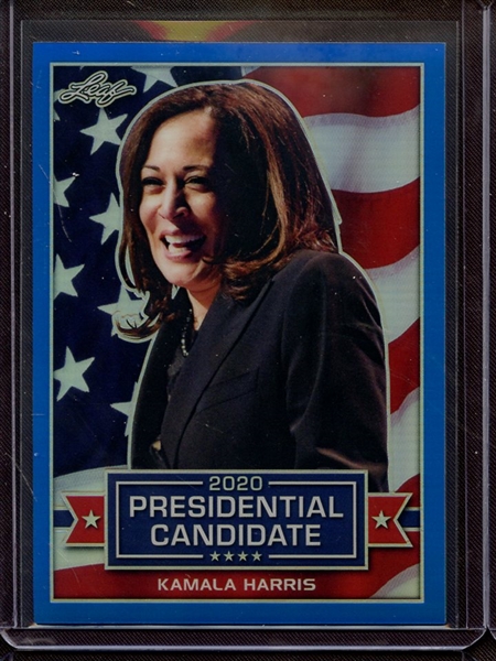 2019 LEAF PRESIDENTIAL CANDIDATE PRISMATIC BLUE KAMALA HARRIS 9/35