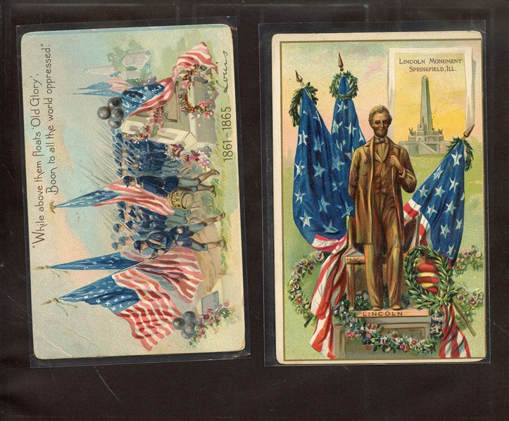 (2) ABRAHAM LINCOLN & CIVIL WAR CVD LOT