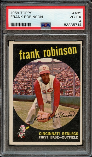 1959 TOPPS 435 FRANK ROBINSON PSA VG-EX 4