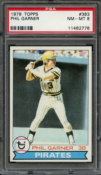 1979 TOPPS 383 PHIL GARNER PSA NM-MT 8