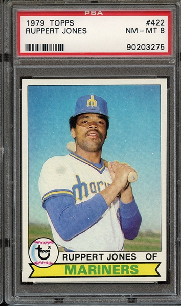 1979 TOPPS 422 RUPPERT JONES PSA NM-MT 8