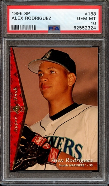 1995 SP 188 ALEX RODRIGUEZ PSA GEM MT 10