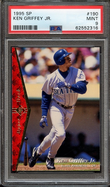 1995 SP 190 KEN GRIFFEY JR. PSA MINT 9