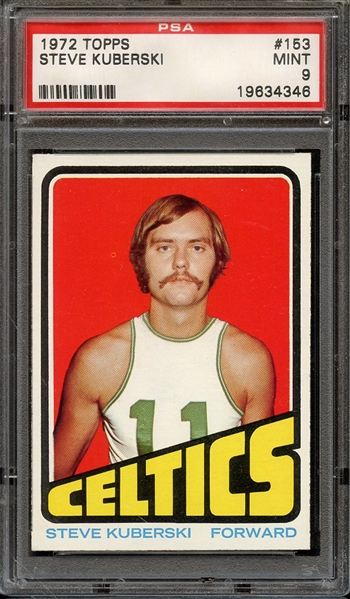 1972 TOPPS 153 STEVE KUBERSKI PSA MINT 9