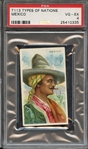 1911 T113 AMERICAN TOBACCO TYPES OF NATION MEXICO PSA VG-EX 4