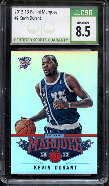 2012 PANINI MARQUEE 2 KEVIN DURANT CSG NM-MT+ 8.5