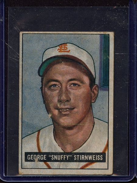 1951 BOWMAN 21 SNUFFY STIRNWEISS