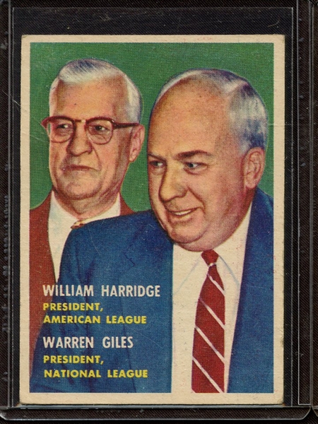 1957 TOPPS 100 HARRIDGE GILES