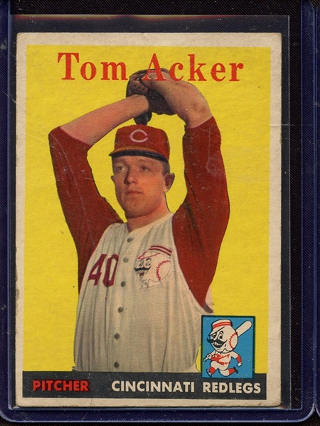 1958 TOPPS 149 TOM ACKER