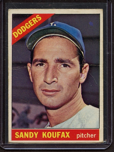 1966 TOPPS 100 SANDY KOUFAX