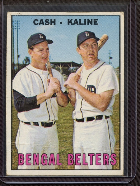 1967 TOPPS BENGAL BELTERS CASH KALINE