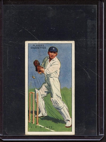 1930 JOHN PLAYER & SONS CRICKETERS 2 L. E. G. AMES