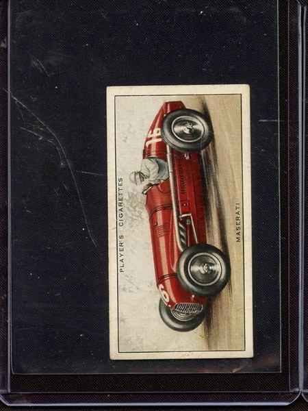1936 JOHN PLAYER & SONS MOTOR CARS 26 MASERATI
