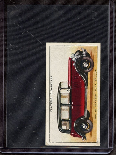 1936 JOHN PLAYER & SONS MOTOR CARS 7 AUSTIN SIXTEEN YORK SALOON