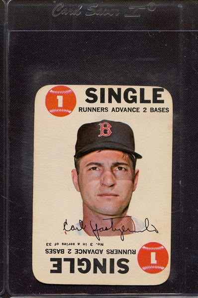 1968 TOPPS GAME 3 CARL YASTRZEMSKI