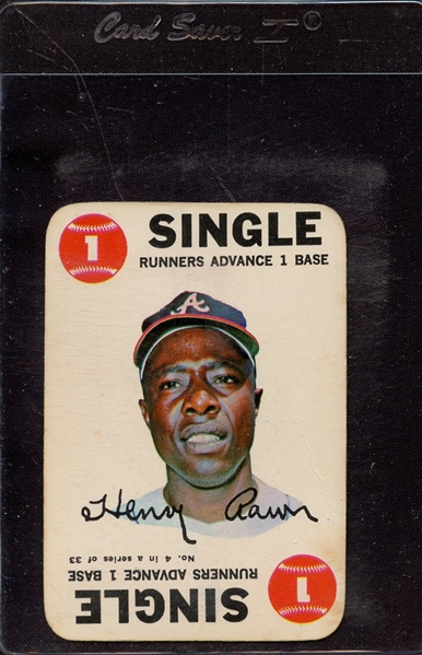 1968 TOPPS GAME 4 HANK AARON