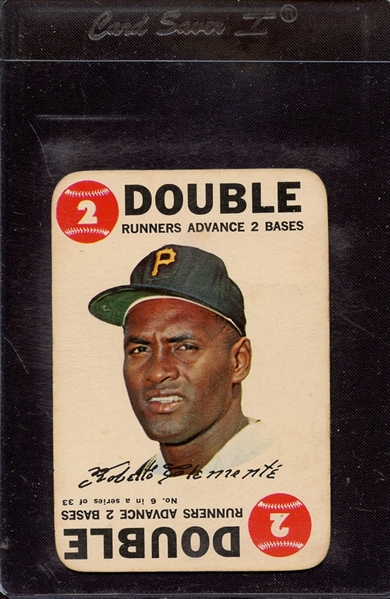 1968 TOPPS GAME 6 ROBERTO CLEMENTE