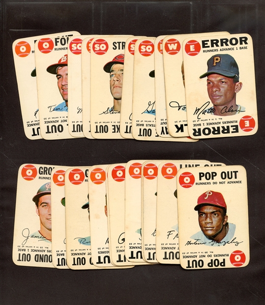 (23) 1968 TOPPS GAME DIFFERENT LOT