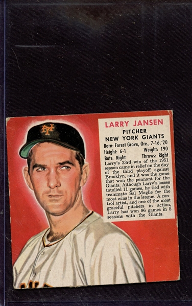 1952 REDMAN LARRY JANSEN