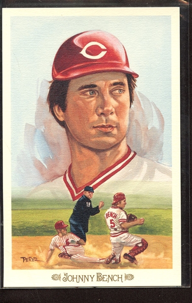 1989 PEREZ STEELE CELEBRATION JOHNNY BENCH 