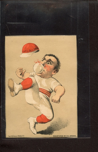 1880'S VICTORIAN CAPADURA CIGAR BASEBALL PAPER