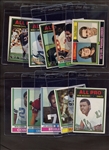 (10) 1974 TOPPS FOOTBALL LOT W/HALL OF FAMERS