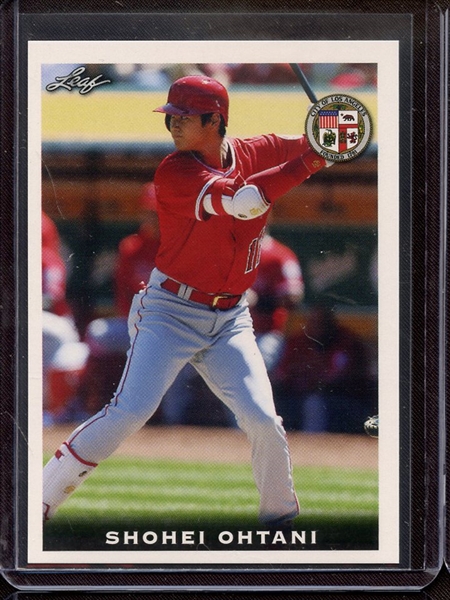 2018 LEAF NATIONAL SPORTS COLLECTORS CONVENTION ROOKIE-01 SHOHEI OHTANI